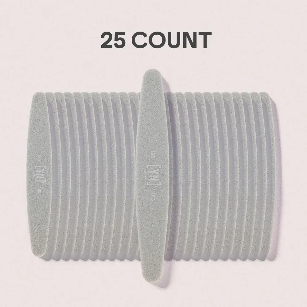 YN Gray Sponge File - 180/180 - [25-Pack]