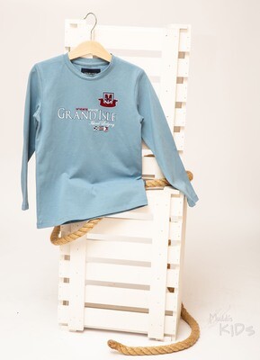 Blaues Longsleeve