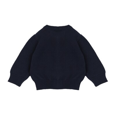 Strickjacke in dkl.blau