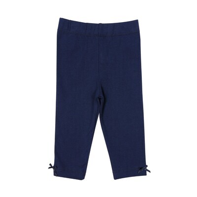 Leggings in dkl. blau