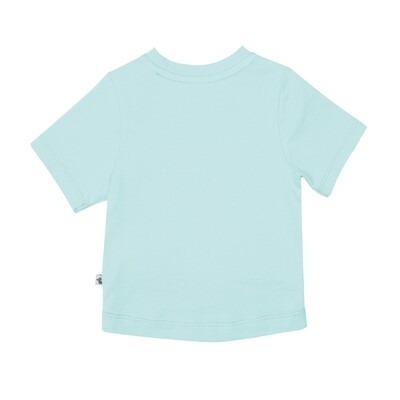 T-Shirt in mint mit Schriftaufdruck