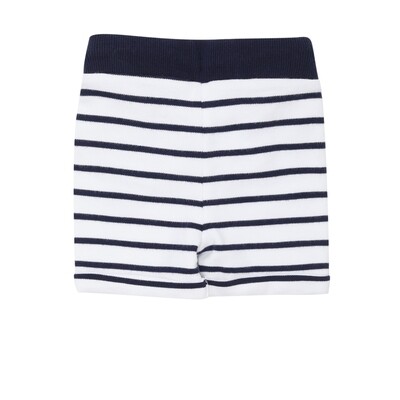Kurze Hose blau-weiss gestreift