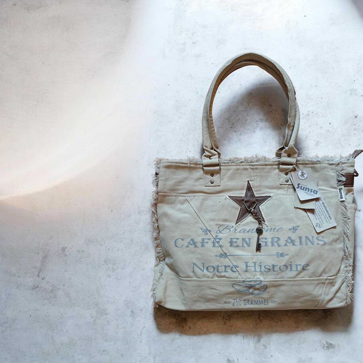 Maritime Canvas - Tasche "Ankerplatz" Stylischer XL-Shopper für Strand und Alltag