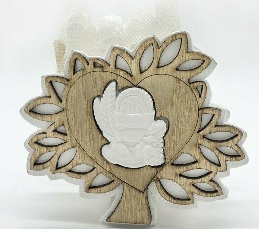 Kommunion Box mit Organza Beutel