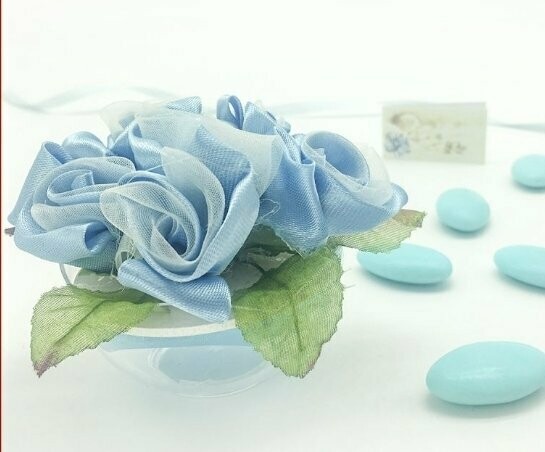 Blaue Rosenbox