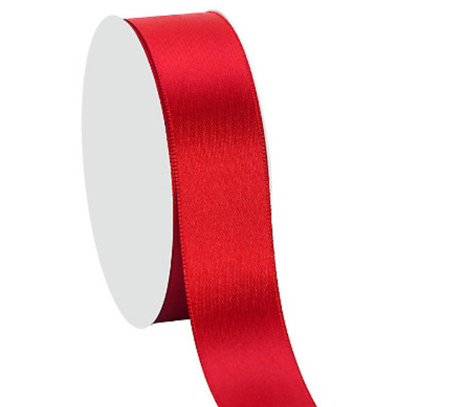 Satinband Rot
