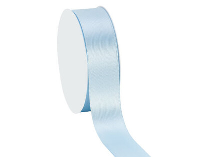 Satinband Heellblau