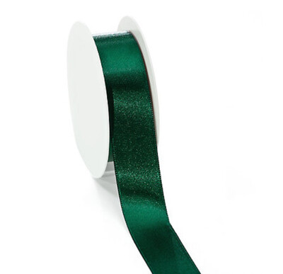Satinband Dunkelgrün