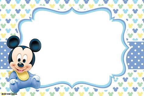 BABY MICKEY MOUSE STIFTESET