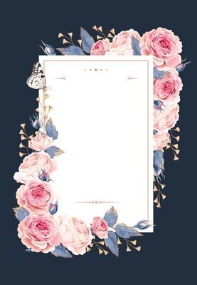 BLUE AND ROSE SCHOKOBOX