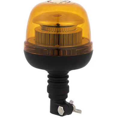 Lampeggiante LED 24W 12/24V flessibile, montaggio ad asta, Ø128x215 mm