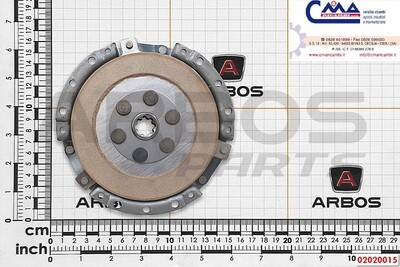 Kit frizione diametro 110 mm Goldoni