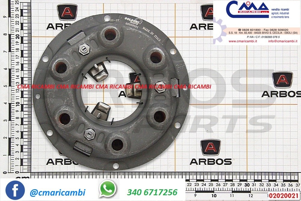 Frizione diametro 187 mm Goldoni