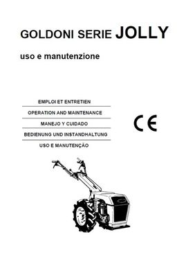 Manuale uso e manutenzione Jolly