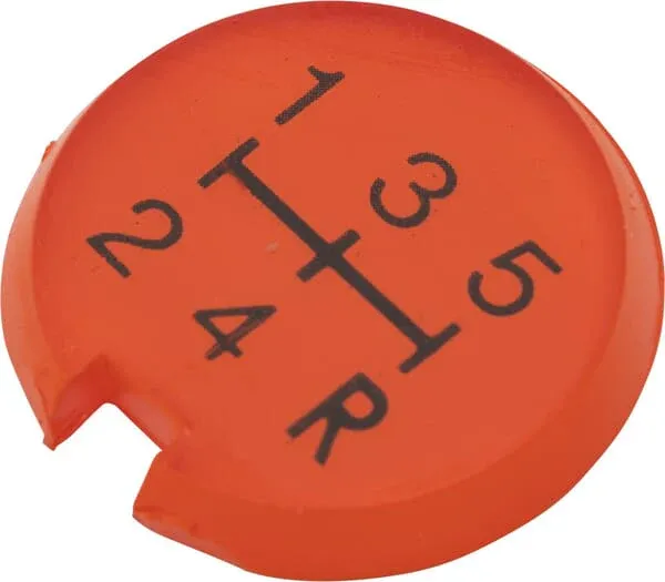 Calotta, simbolo, ideogramma leva cambio, marce