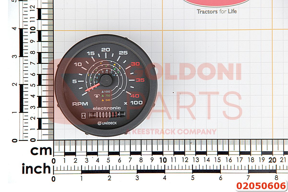 Contagiri con contaore elettrico GOLDONI 4000 giri