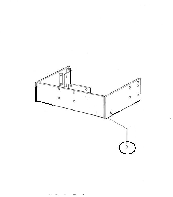 Supporto zavorre per trattori SAME e LAMBORGHINI