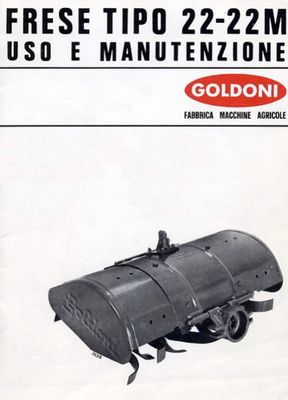 Manuale uso e manutenzione Fresa tipo 22 e 22M Fino al 04/05/1983.
