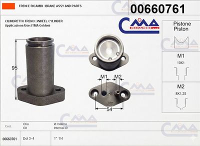Cilindretto - frizione di sterzo - Goldoni - ITMA - 00660761