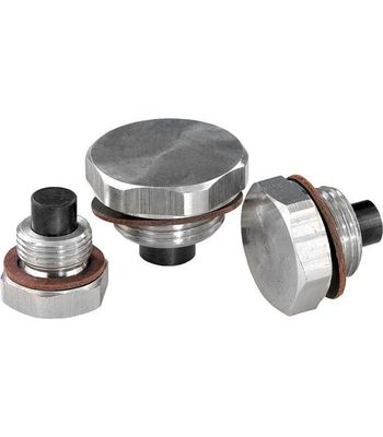 Tappo magnetico da 1/2" filettato maschio ALLUMINIO