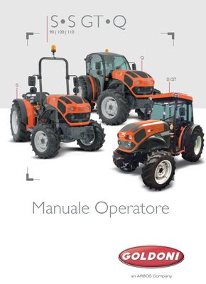 Manuale uso e manutenzione Goldoni Serie Q-S Manuale uso e manutenzione Goldoni Serie Q-S