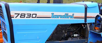 Adesivi serie decalcomanie scritte Landini 7830 cingolato originali da 4 pezzi