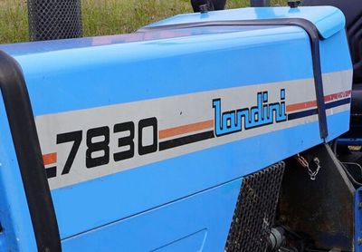 Adesivi serie decalcomanie scritte Landini 7830 cingolato originali da 4 pezzi