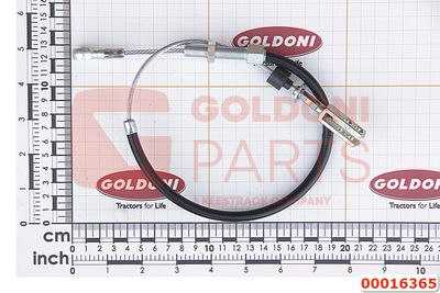CAVO CORDA FRIZIONE COMPLETA LUNGHEZZA 650 mm. GOLDONI
