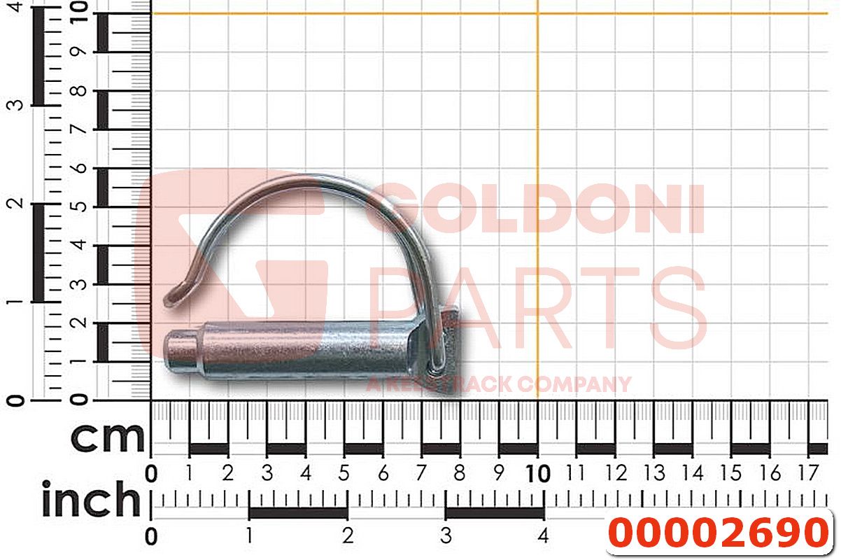 COPPIGLIA A SCATTO - PERNO - PER ROTORE FRESA - MODELLO 21 – GOLDONI – 00002690