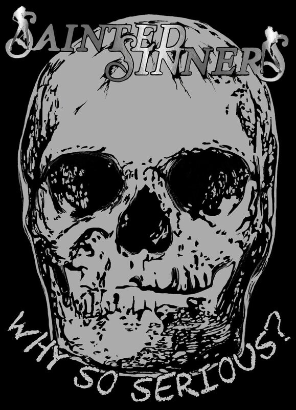 T-Shirt Schwarz Sainted Sinners - WhySoSerious T-Shirt Schwarz Sainted Sinners - WhySoSerious