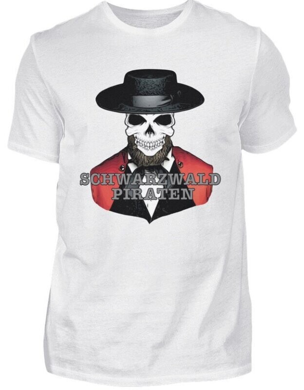T-Shirt Weiss -Schwarzwald-Piraten-Skull- (Frauen) T-Shirt Weiss -Schwarzwald-Piraten-Skull- (Frauen)