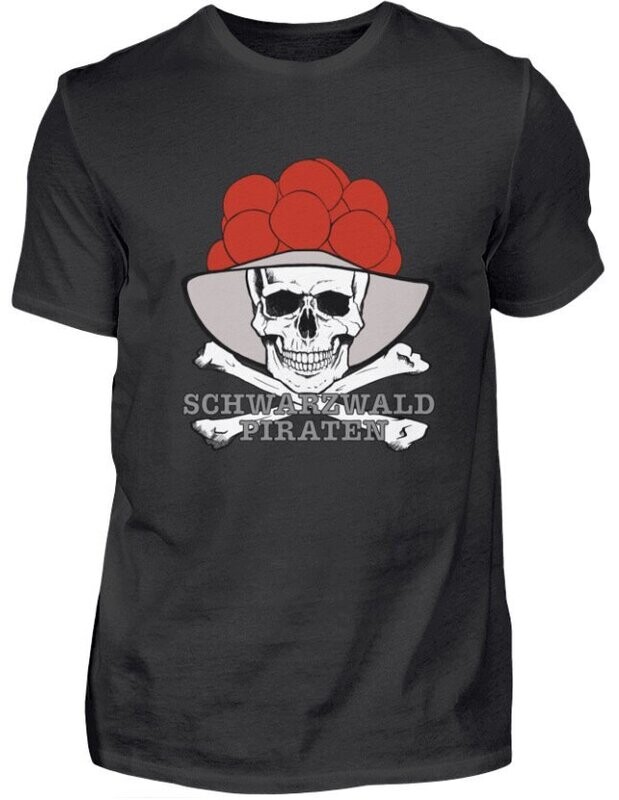 T-Shirt Schwarz -Schwarzwald-Piraten-Bommelhut- (Frauen) T-Shirt Schwarz -Schwarzwald-Piraten-Bommelhut- (Frauen)
