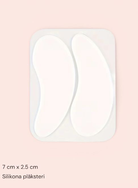 White silicone patches