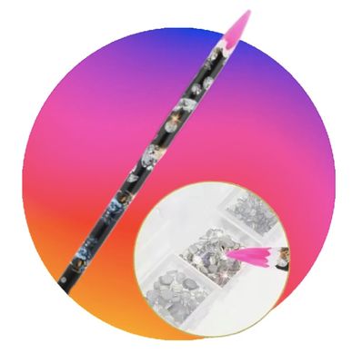 Rhinestone pick-up pencil