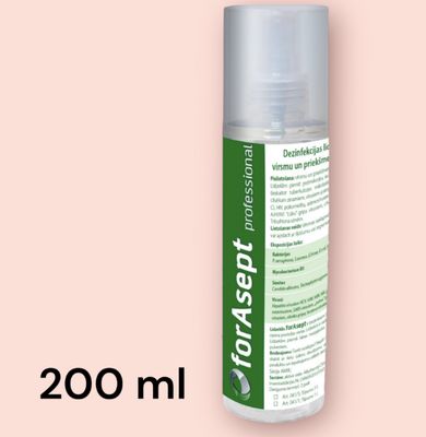 Disinfectant with Cleaning Effect ForAsept Professional, 200 ml