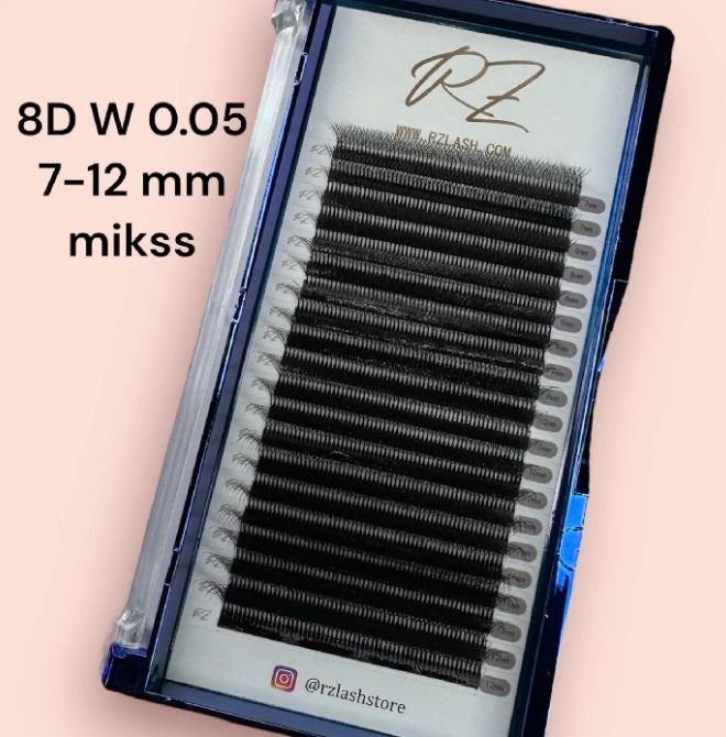 8D W eyelash 7-12 mix