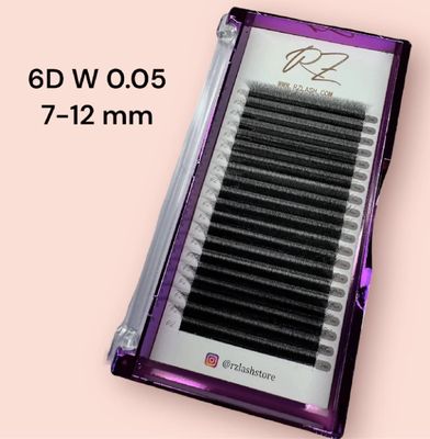 6D W eyelash 7-15 mm
