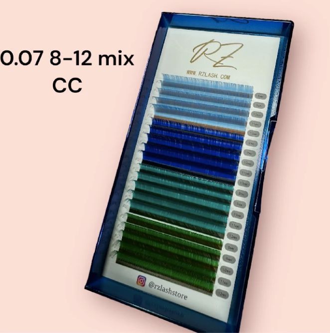 RZ Lash 4 color mix 8-12 mm
