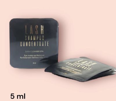 Eyelash foaming concentrate in ampoule