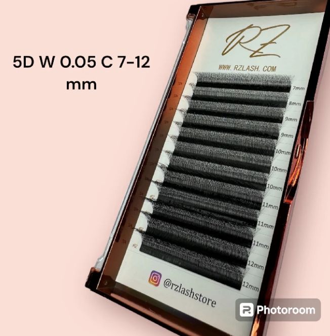 RZ Lash 5D W eyelashes: black