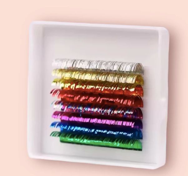 Tinsel foil lashes