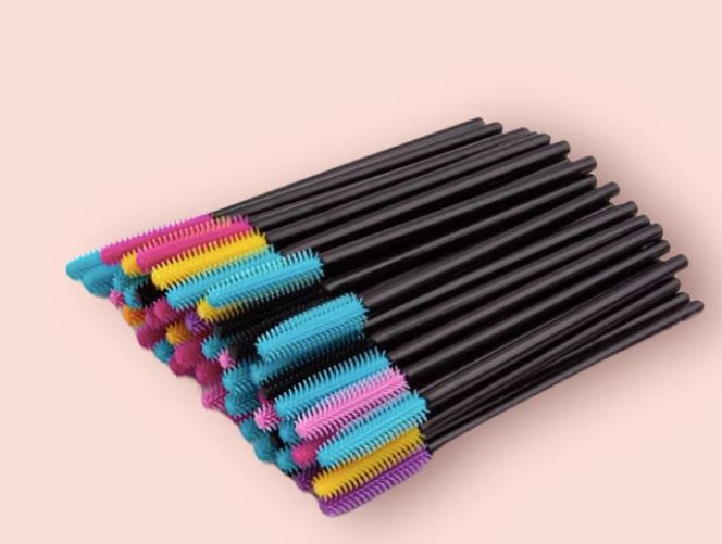 Silicone eyelash brushes