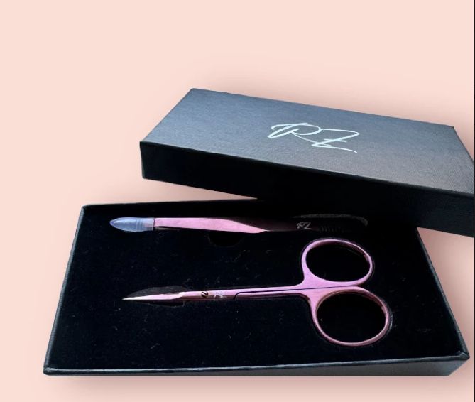 Top quality RZ Lash eyebrow and scissor set