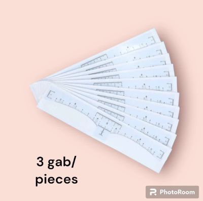 Eyebrow mapping ruller, 3 pieces/set
