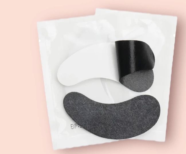 Black gel patches for LED extensions