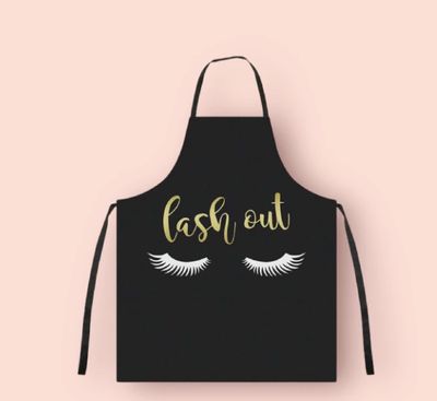 Eyelash apron "Lash out"