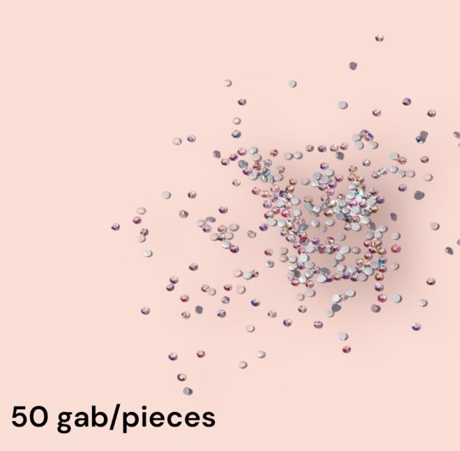 Crystals for eyelash design