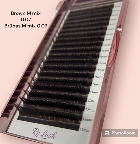 RZ Lash brown volume lashes