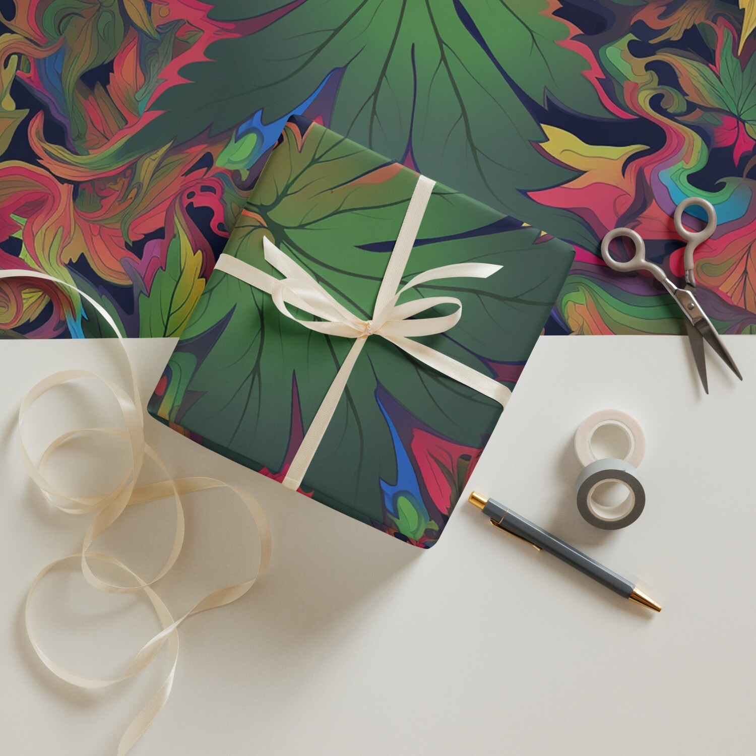 Camo Pattern Wrapping Paper