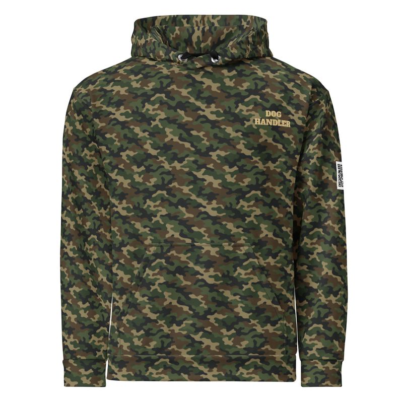 Patriot K9 Dog Handler — Woodland Camo Hoodie